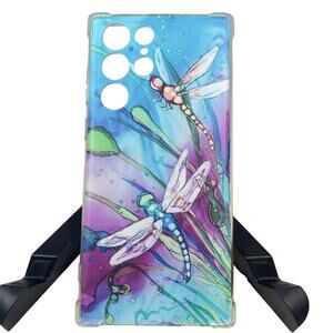 Samsung Galaxy A53 5G Beaucov Blue Dragonfly Drop Protection Shockproof Case
